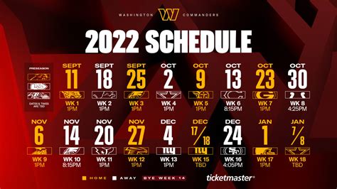 washington commanders record 2022|washington commanders 2022 23 schedule.